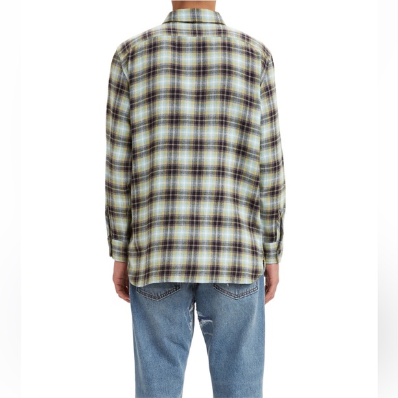 Levi’s The Worker Relaxed Fit Flannel Shirt Men’s Size XXL - Picture 2 of 11